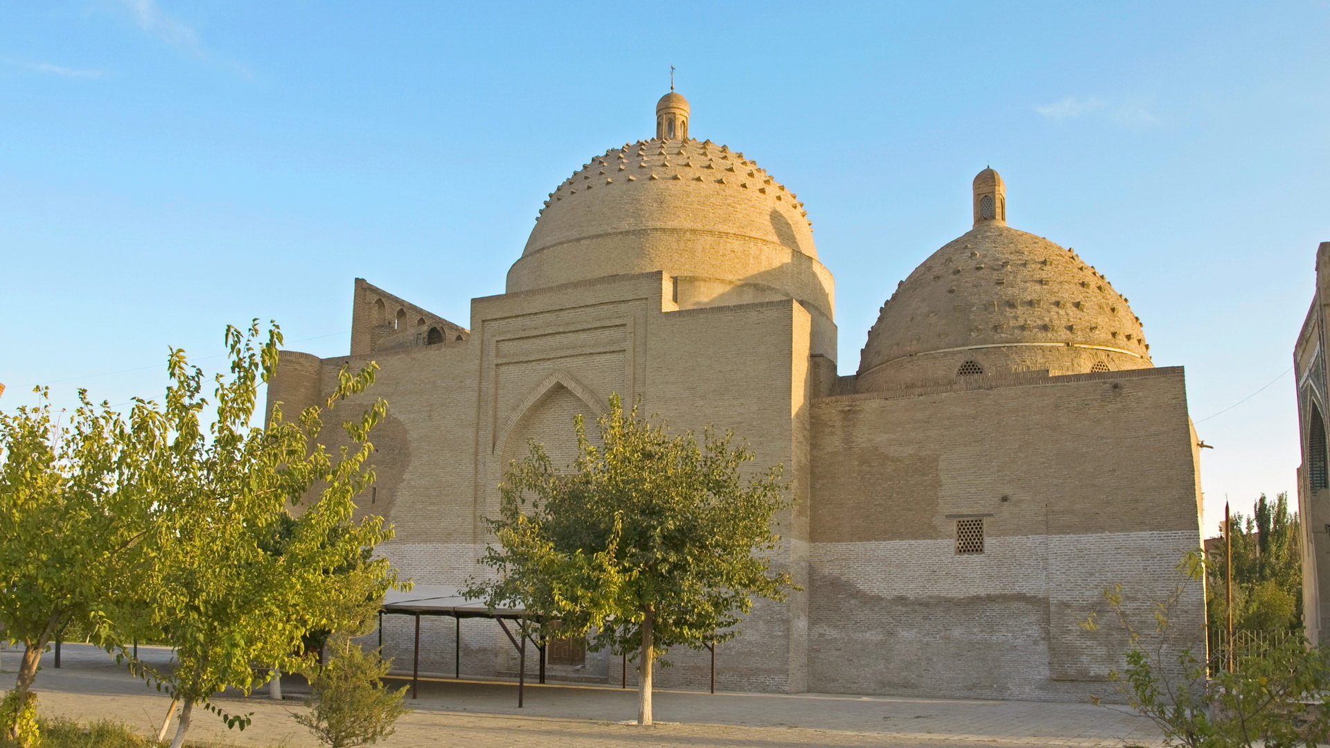 Das Mausoleum von Sayf al-Din Boharzi und Buyan Qulihan in den Vorstädten von Buchara