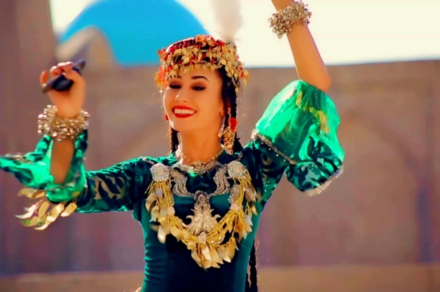 APRIL. Lazgi International Dance Festival, Itchan Kala, Khiva